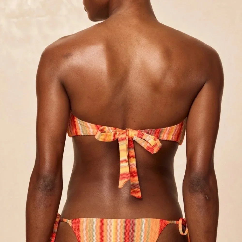 Monday Swimwear Costa Rica Top Sardinia Stripe Small New With Tags